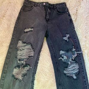 Shein size 6 distresses boyfriend jean